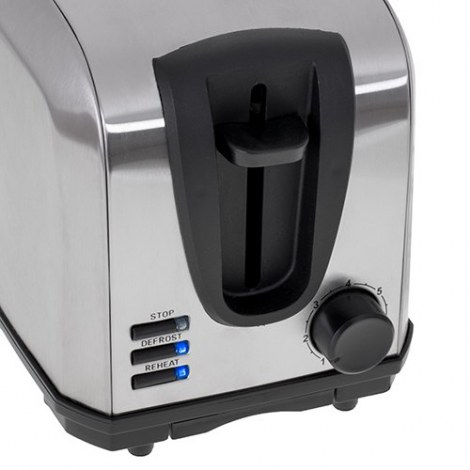 Adler | AD 3222 | Toaster | Power 700 W | Number of slots 2 | Housing material Stainless steel | Silver - 5